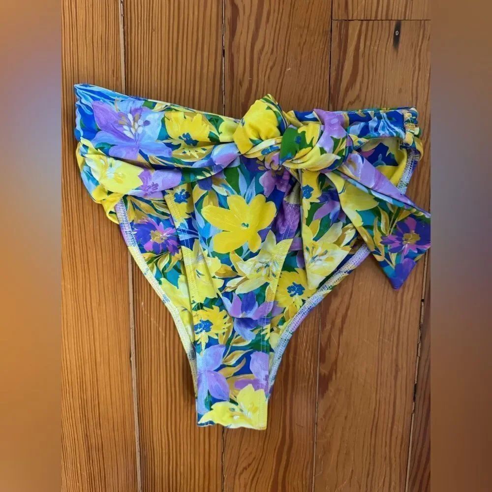 For Love and Lemons Floral Bikini Bottoms